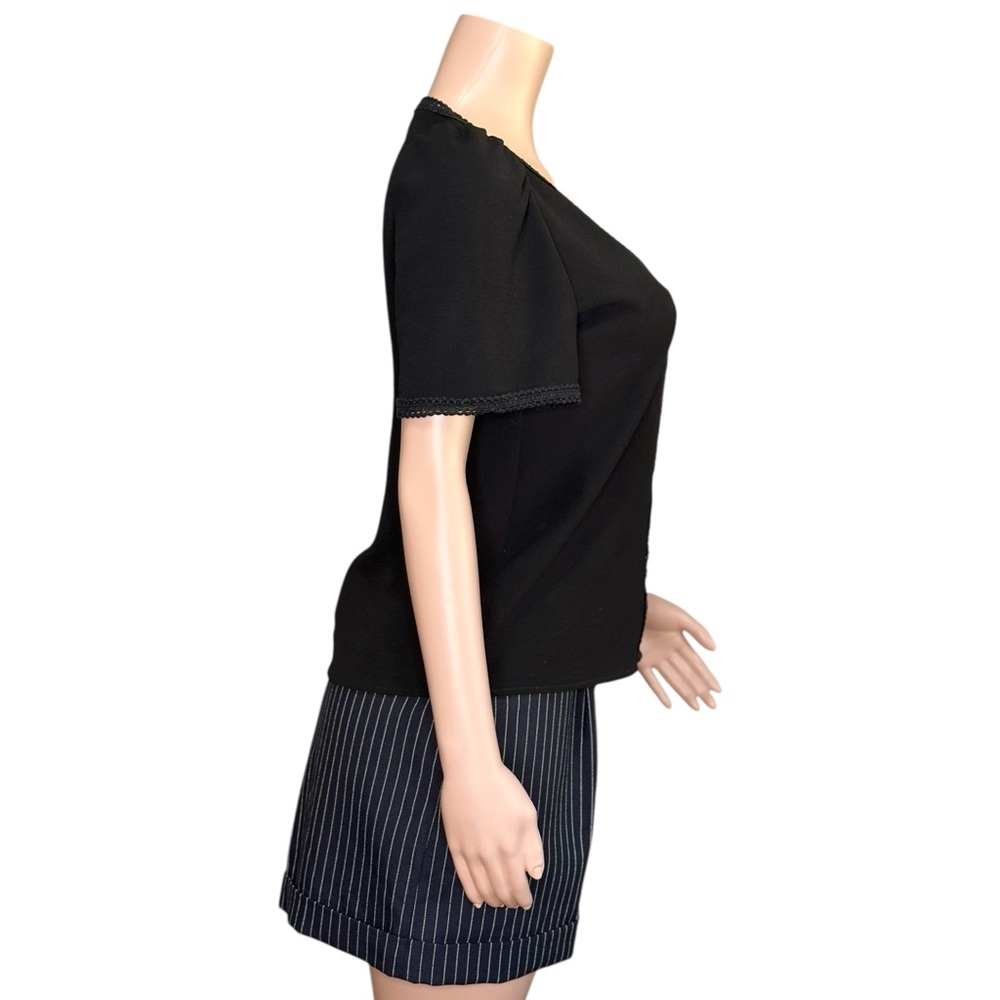 SÉZANE Tina Blouse, Black, FR34/US2 - Picture 6 of 8